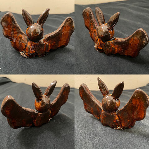 Ceramic mothman