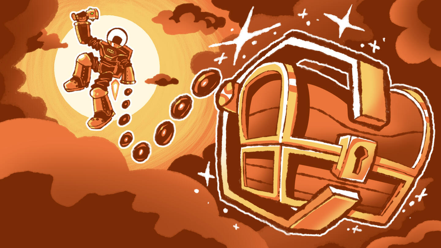 Game win splash art.