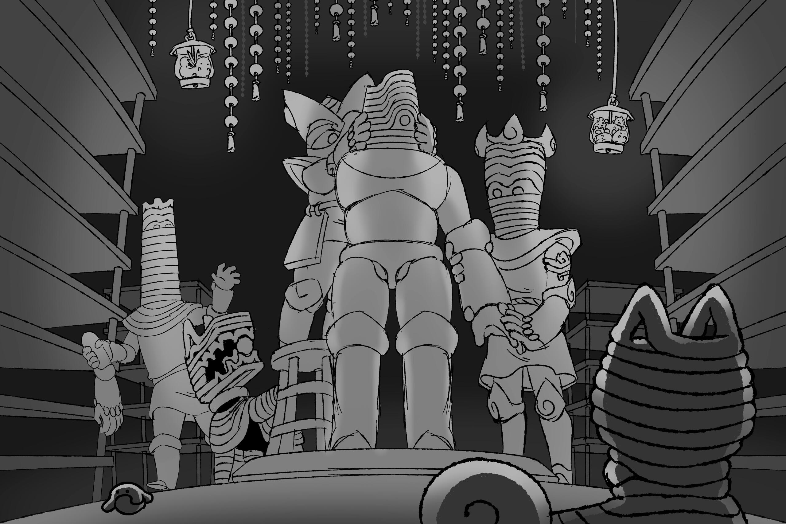 Sketch of "The Clay People."