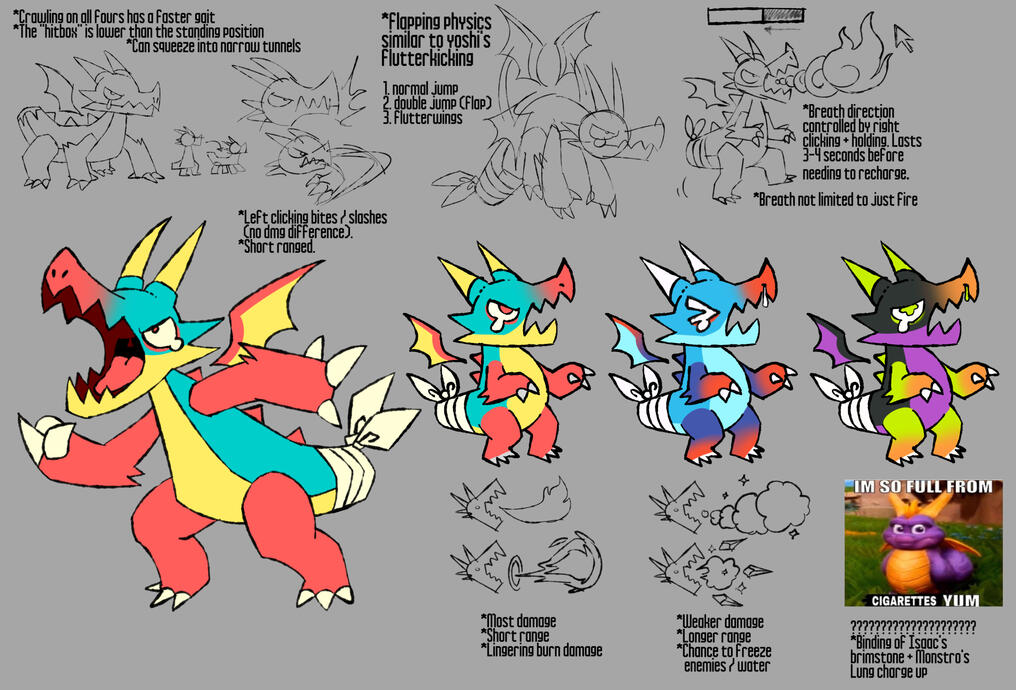 Misc. controls and special ability concepts.